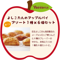よしこたんのアップルパイ　選べるアソート１種６個セット