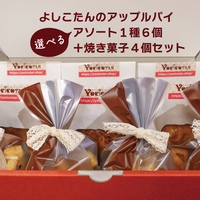 よしこたんのアップルパイ　選べるアソート1種6個＋焼き菓子4個セット